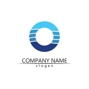 Water drop Logo Template vector 스톡 일러스트