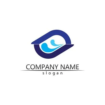 Water drop Logo Template vector Stock Illustration