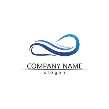 Water drop Logo Template vector 스톡 일러스트