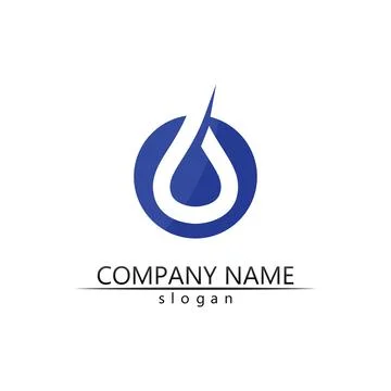 Water drop Logo Template vector イラスト素材