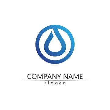 Water drop Logo Template vector Stock Illustration