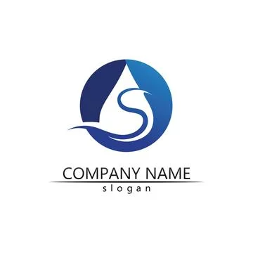 Water drop Logo Template vector Stock Illustration