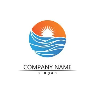 Water drop Logo Template vector Stock Illustration