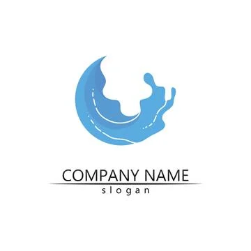 Water drop Logo Template vector 스톡 일러스트