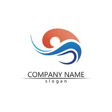 Water drop Logo Template vector Stock Illustration