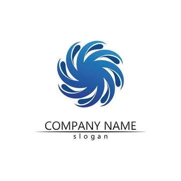 Water drop Logo Template vector Stock Illustration