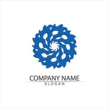 Water drop Logo Template vector Stock Illustration