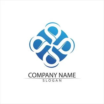 Water drop Logo Template vector Stock Illustration