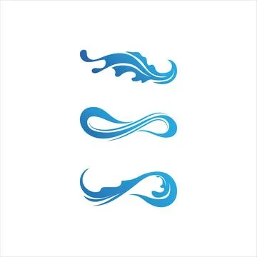 Water drop Logo Template vector 스톡 일러스트
