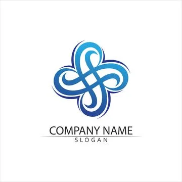 Water drop Logo Template vector 스톡 일러스트
