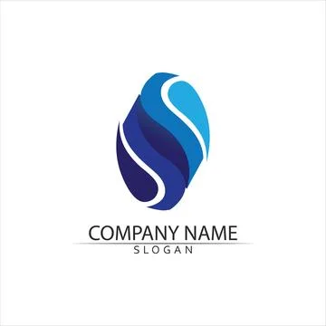 Water drop Logo Template vector Stock Illustration