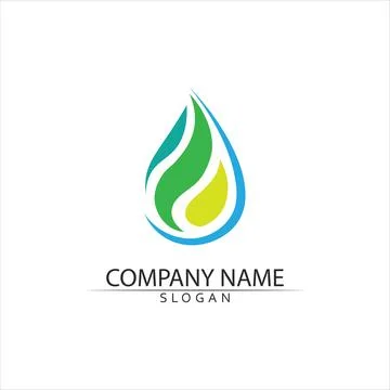 Water drop Logo Template vector Stock Illustration
