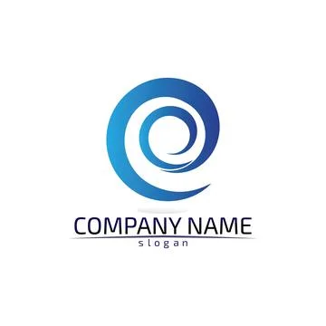 Water drop Logo Template vector illustration design Illustrazione stock