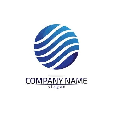 Water drop Logo Template vector illustration design Stockillustratie