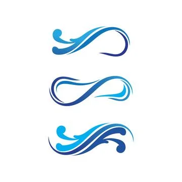 Water drop Logo Template vector illustration design Stock Illustration