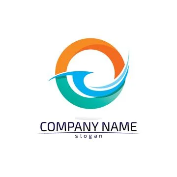Water drop Logo Template vector illustration design イラスト素材