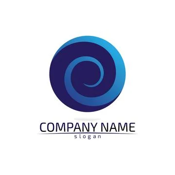Water drop Logo Template vector illustration design Illustrazione stock