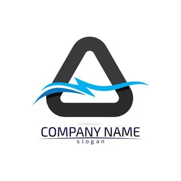 Water drop Logo Template vector illustration design Illustrazione stock