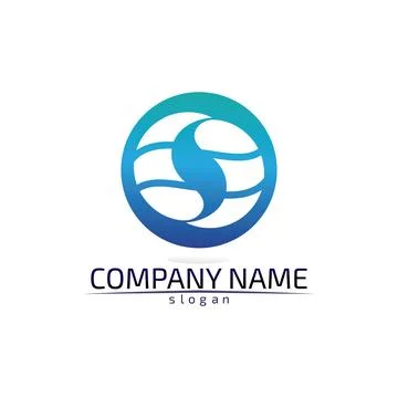 Water drop Logo Template vector illustration design Stock Illustration