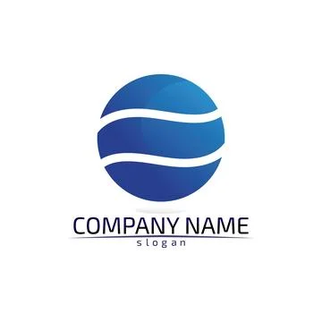 Water drop Logo Template vector illustration design Illustrazione stock