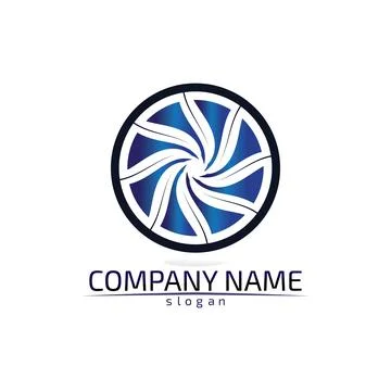 Water drop Logo Template vector illustration design Illustrazione stock