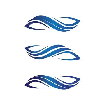 Water drop Logo Template vector illustration design Illustrazione stock