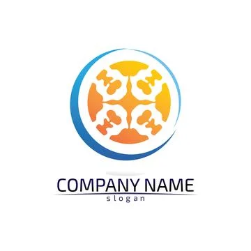 Water drop Logo Template vector illustration design Stock Illustration