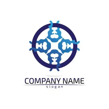 Water drop Logo Template vector illustration design Illustrazione stock