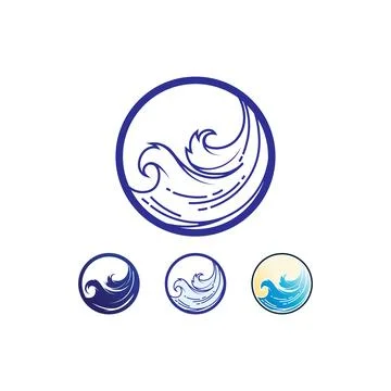 Water drop Logo Template vector イラスト素材