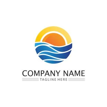 Water drop Logo Template vector Stock Illustration