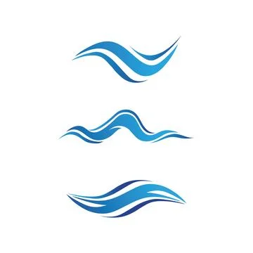 Water drop Logo Template vector 스톡 일러스트