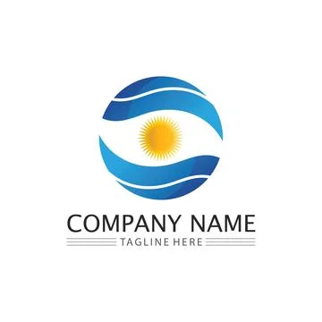 Water drop Logo Template vector イラスト素材