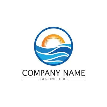 Water drop Logo Template vector イラスト素材