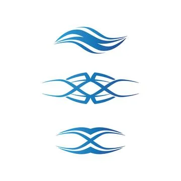 Water drop Logo Template vector 스톡 일러스트