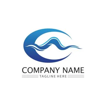Water drop Logo Template vector Stockillustratie