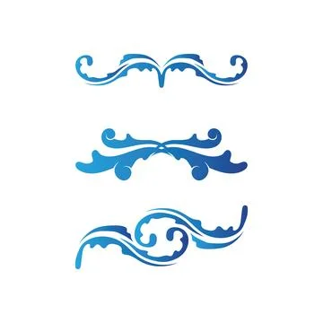Water drop Logo Template vector 스톡 일러스트