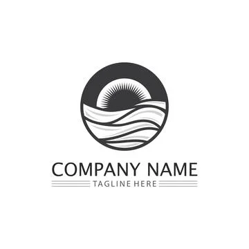 Water drop Logo Template vector Stockillustratie