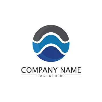 Water drop Logo Template vector 스톡 일러스트