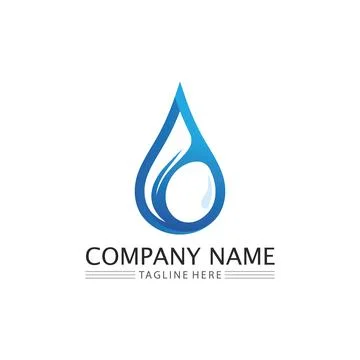 Water drop Logo Template vector イラスト素材