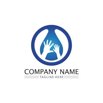 Water drop Logo Template vector Stock Illustration