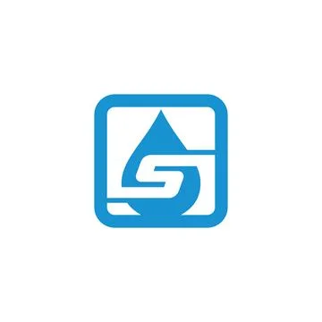 Water drop Logo Template vector Stock Illustration