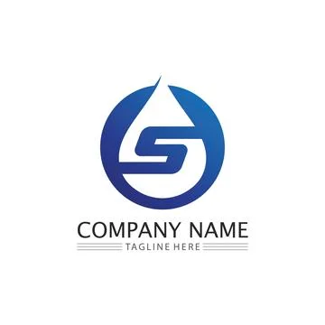 Water drop Logo Template vector Stockillustratie