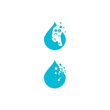 Water drop Logo Template vector Stock Illustration