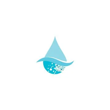 Water drop Logo Template vector イラスト素材