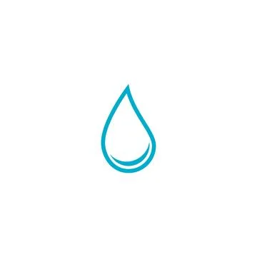 Water drop Logo Template vector Stock Illustration