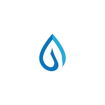 Water drop Logo Template vector Stockillustratie