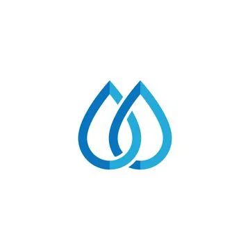 Water drop Logo Template vector Stock Illustration