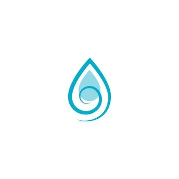 Water drop Logo Template vector Stock Illustration