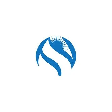 Water drop Logo Template vector Illustrazione stock