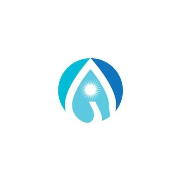Water drop Logo Template vector Stock Illustration